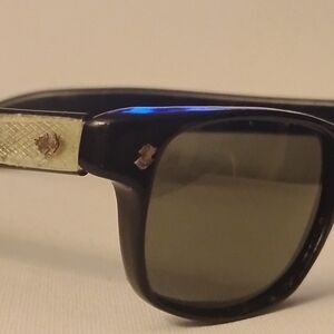 Vintage Black Rocker Sunglasses NOS Japan